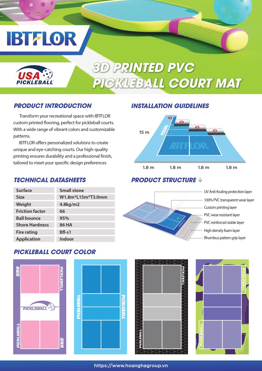 Sàn Pickleball IBTFLOR — ảnh 2